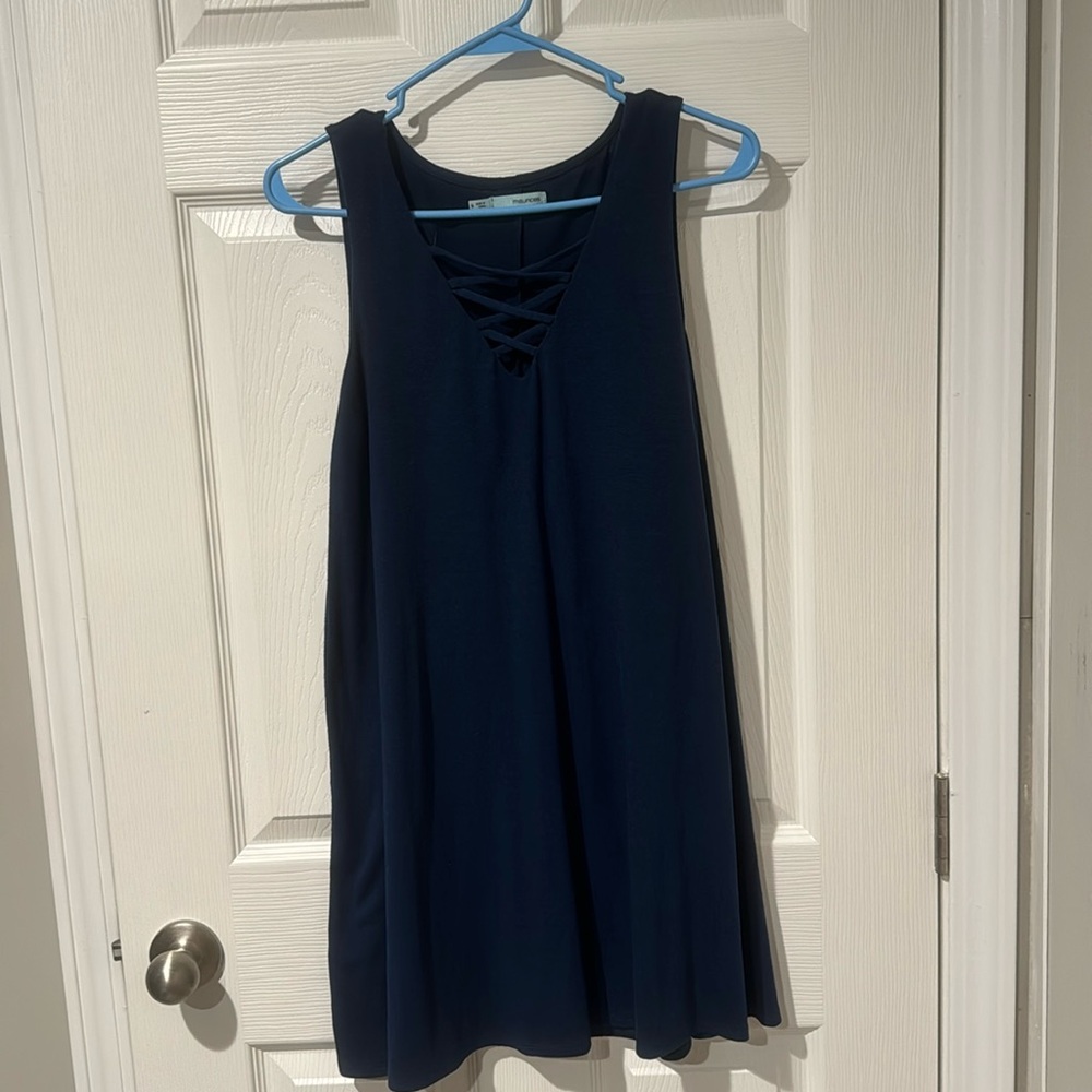Navy tank dress